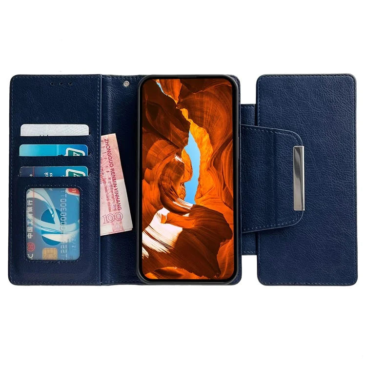 For Samsung Galaxy A13 4G Detachable Case Flip PU Leather Phone Cover with Card Holder