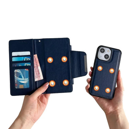 For Samsung Galaxy A13 4G Detachable Case Flip PU Leather Phone Cover with Card Holder