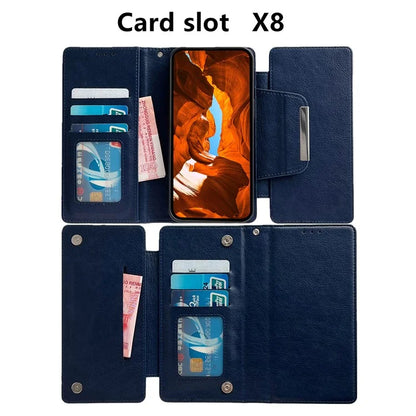 For Samsung Galaxy A13 4G Detachable Case Flip PU Leather Phone Cover with Card Holder