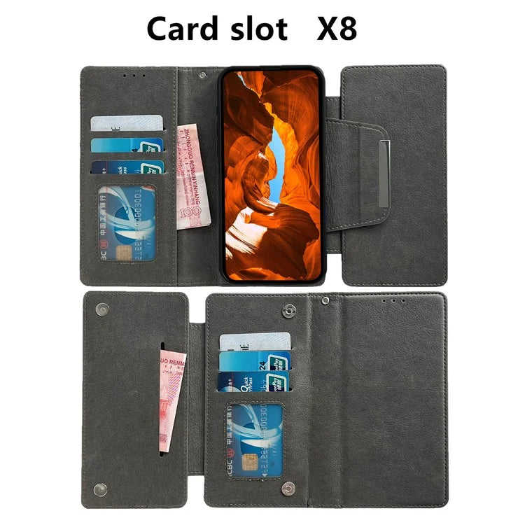 For Samsung Galaxy A23 4G / A23 5G (Global Version) Case PU Leather Magnetic Detachable Shockproof Cover