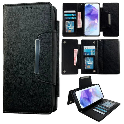 For Samsung Galaxy S21 5G / S21 4G Shockproof Case Detachable 2-in-1 Design Wallet Cell Phone Cover