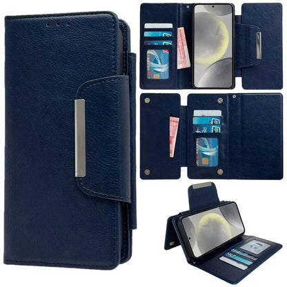 For Samsung Galaxy S21 FE 5G Case Detachable Leather Stand Phone Cover with Card Holder