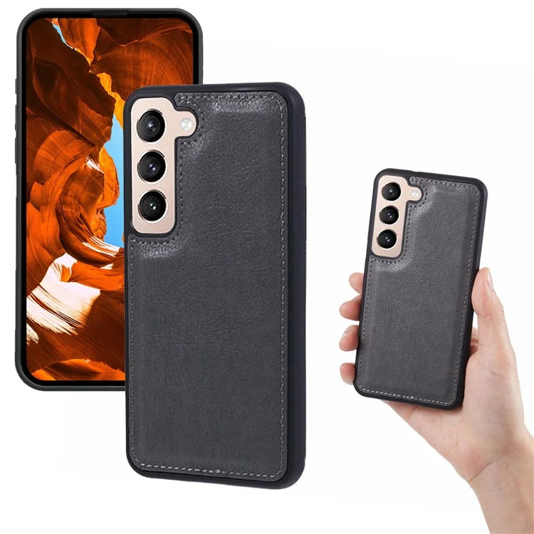 For Samsung Galaxy S23 Case Detachable PU Leather Multi Card Holder Phone Cover