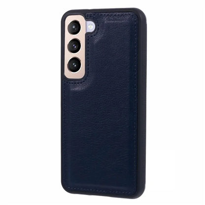 For Samsung Galaxy S23+ Case Solid Color PU Leather Calf Texture Back Cover