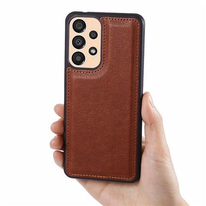 For Samsung Galaxy A23 5G (Global Version) / A23 4G Case PU Leather+TPU Shockproof Shell with Calf Texture