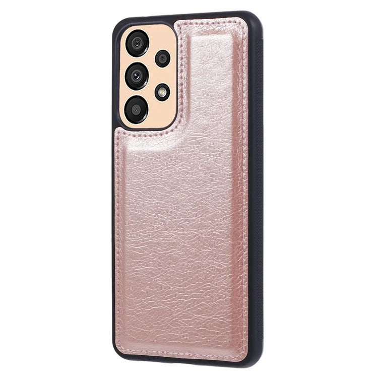For Samsung Galaxy A23 5G (Global Version) / A23 4G Case PU Leather+TPU Shockproof Shell with Calf Texture