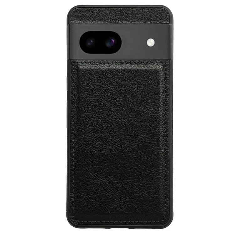 For Google Pixel 8a Case Calf Texture Leather+TPU Protective Phone Cover