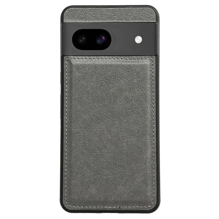 For Google Pixel 8a Case Calf Texture Leather+TPU Protective Phone Cover