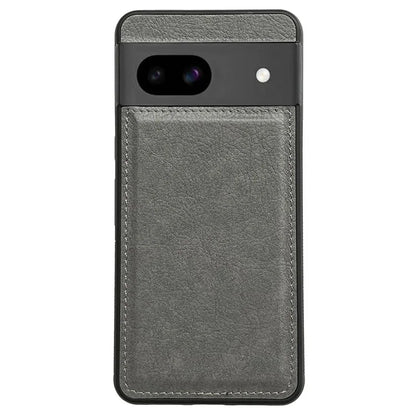 For Google Pixel 8a Case Calf Texture Leather+TPU Protective Phone Cover