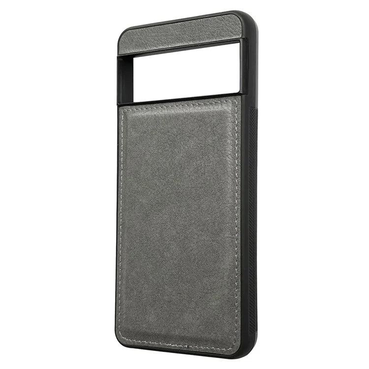 For Google Pixel 8a Case Calf Texture Leather+TPU Protective Phone Cover