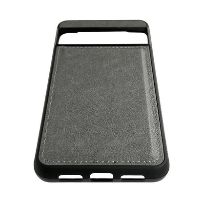 For Google Pixel 8a Case Calf Texture Leather+TPU Protective Phone Cover
