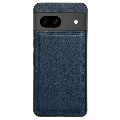 For Google Pixel 8a Case Calf Texture Leather+TPU Protective Phone Cover