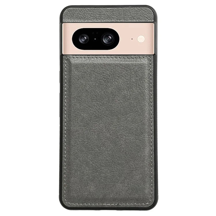 For Google Pixel 9 / Pixel 9 Pro Case Calf Texture Leather Coated TPU Slim Back Cover