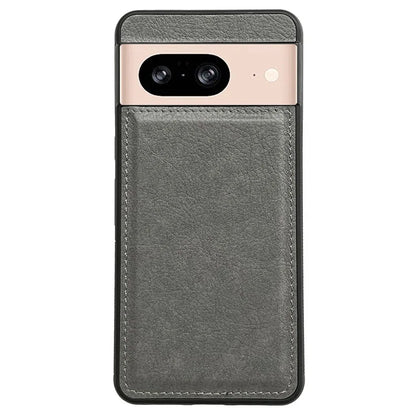 For Google Pixel 9 / Pixel 9 Pro Case Calf Texture Leather Coated TPU Slim Back Cover