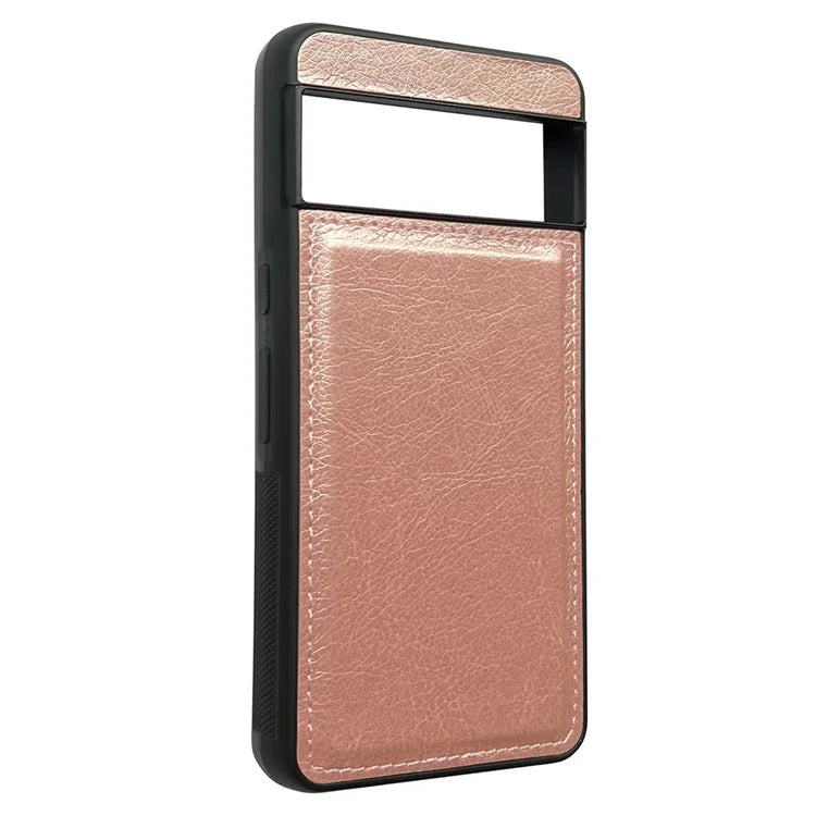 For Google Pixel 9 / Pixel 9 Pro Case Calf Texture Leather Coated TPU Slim Back Cover