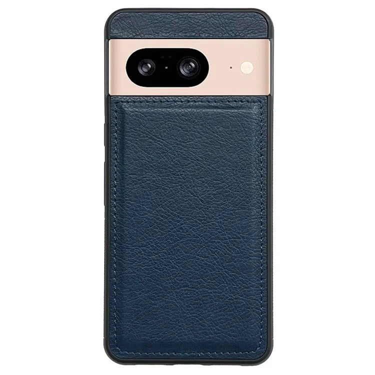 For Google Pixel 9 / Pixel 9 Pro Case Calf Texture Leather Coated TPU Slim Back Cover