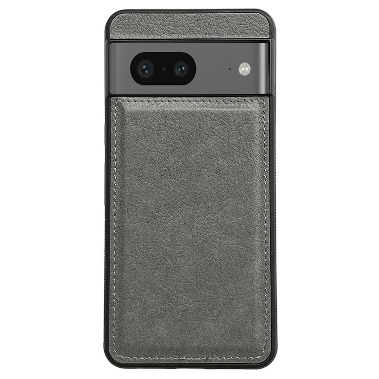 For Google Pixel 7 5G Protective Case Calf Texture Leather+TPU Phone Cover