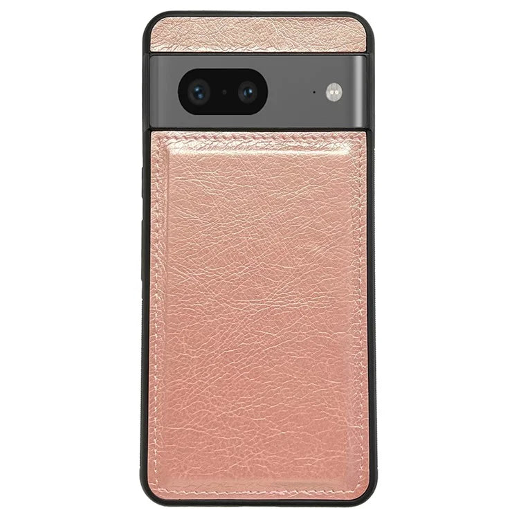 For Google Pixel 7 5G Protective Case Calf Texture Leather+TPU Phone Cover