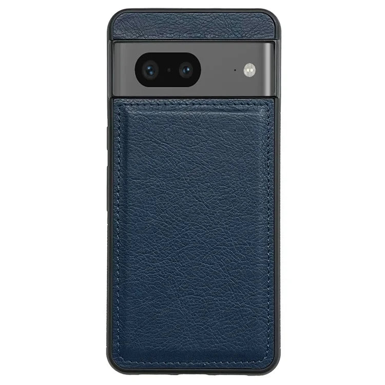 For Google Pixel 7 5G Protective Case Calf Texture Leather+TPU Phone Cover