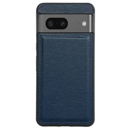 For Google Pixel 7 5G Protective Case Calf Texture Leather+TPU Phone Cover