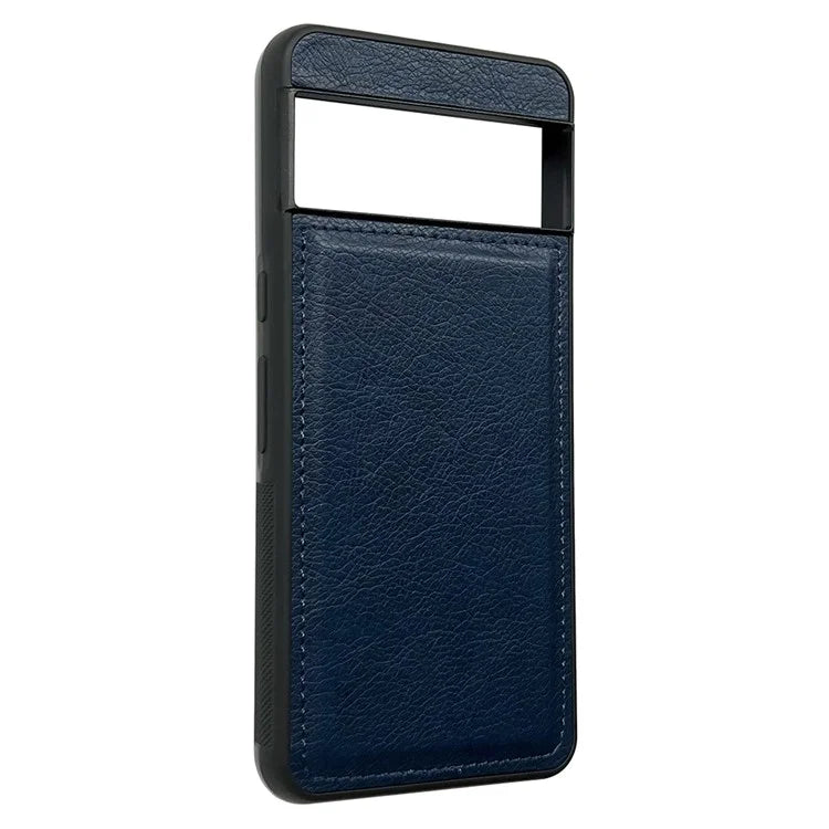 For Google Pixel 7 5G Protective Case Calf Texture Leather+TPU Phone Cover