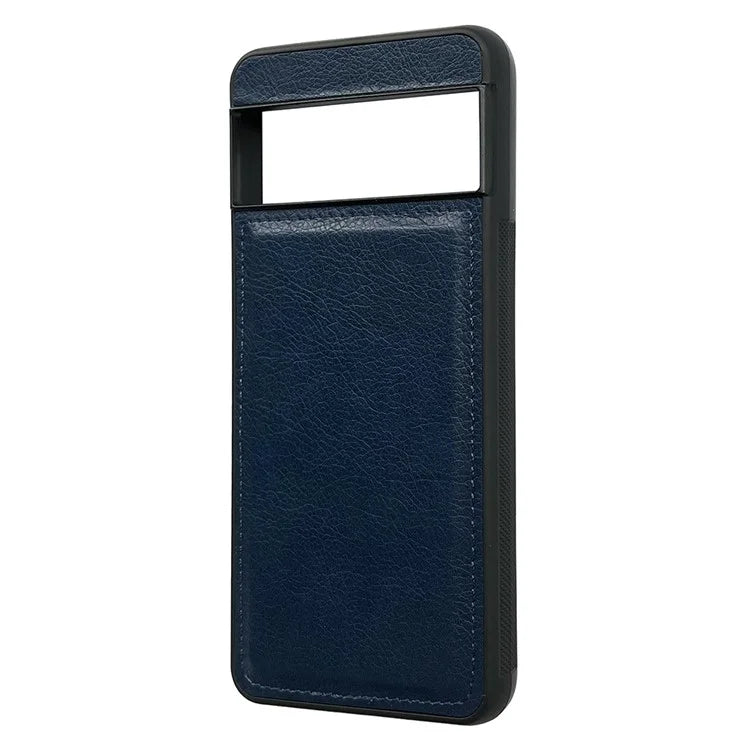 For Google Pixel 7 5G Protective Case Calf Texture Leather+TPU Phone Cover