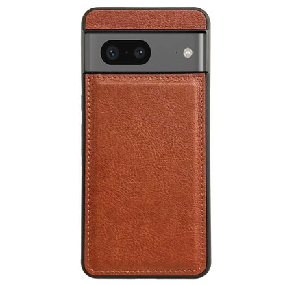 For Google Pixel 7 5G Protective Case Calf Texture Leather+TPU Phone Cover