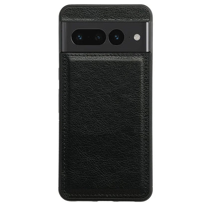 For Google Pixel 7 Pro 5G Case Calf Texture Scratch-proof Leather+TPU Back Phone Cover