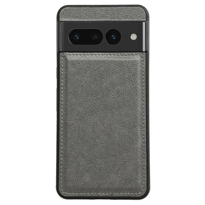 For Google Pixel 7 Pro 5G Case Calf Texture Scratch-proof Leather+TPU Back Phone Cover