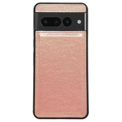 For Google Pixel 7 Pro 5G Case Calf Texture Scratch-proof Leather+TPU Back Phone Cover