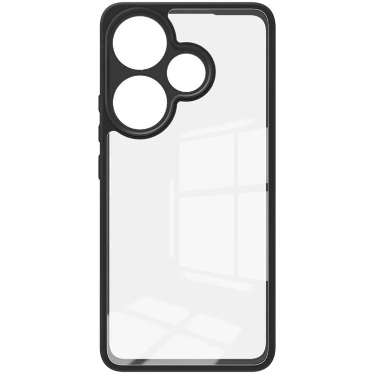 IMAK UX-9A Series for Xiaomi Redmi Turbo 3 5G / Poco F6 5G Case TPU+PC Clear Protective Phone Cover