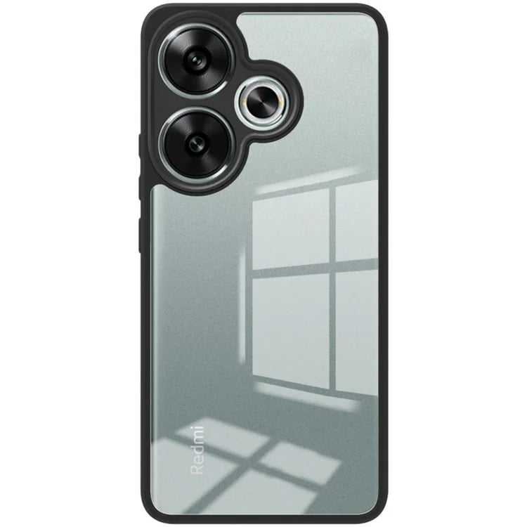 IMAK UX-9A Series for Xiaomi Redmi Turbo 3 5G / Poco F6 5G Case TPU+PC Clear Protective Phone Cover