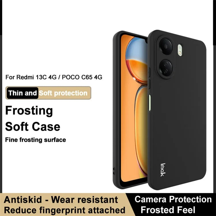 IMAK UC-3 Series for Xiaomi Redmi 13C 4G / Poco C65 4G Case Anti-Scratch TPU Matte Phone Cover