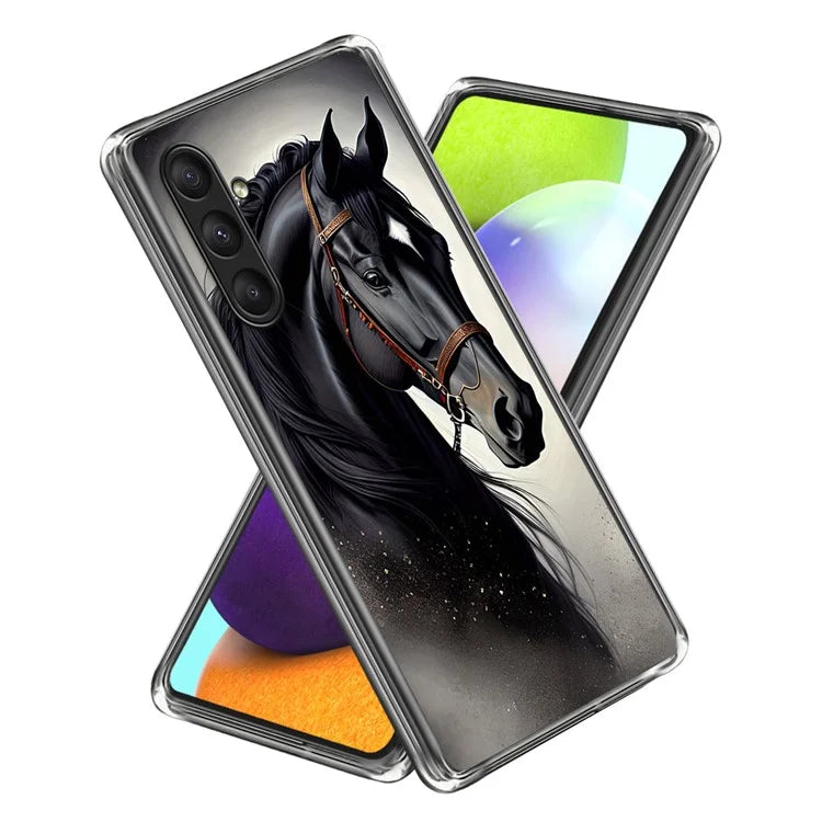 For Samsung Galaxy A25 5G (Global) (161.0 x 76.5 x 8.3mm) Case Pattern Printing Anti-drop TPU Phone Cover