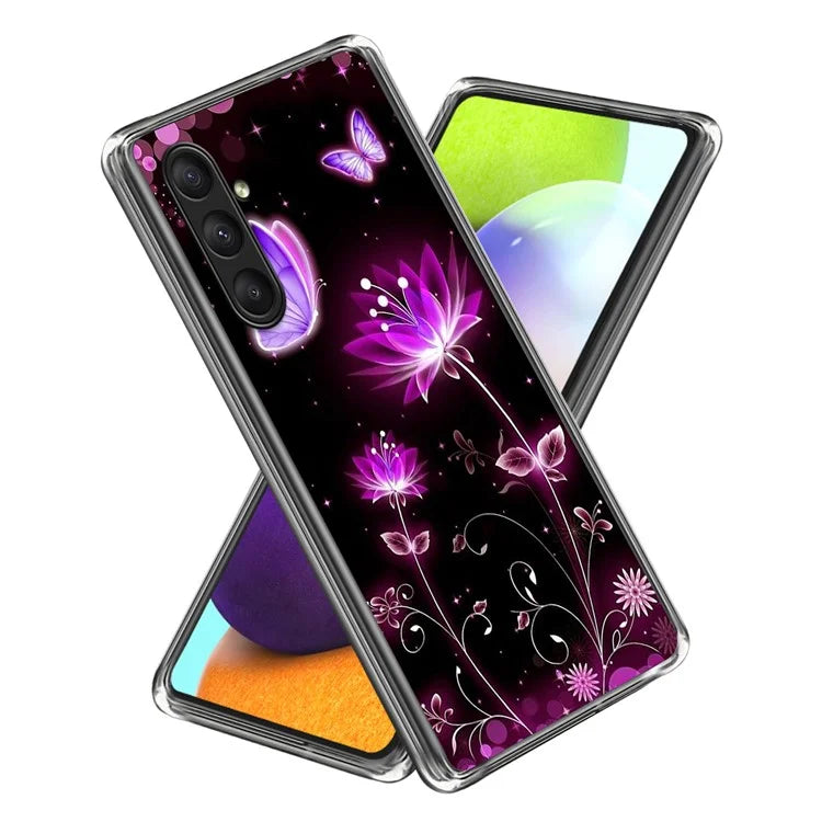 For Samsung Galaxy A25 5G (Global) (161.0 x 76.5 x 8.3mm) Case Pattern Printing Anti-drop TPU Phone Cover