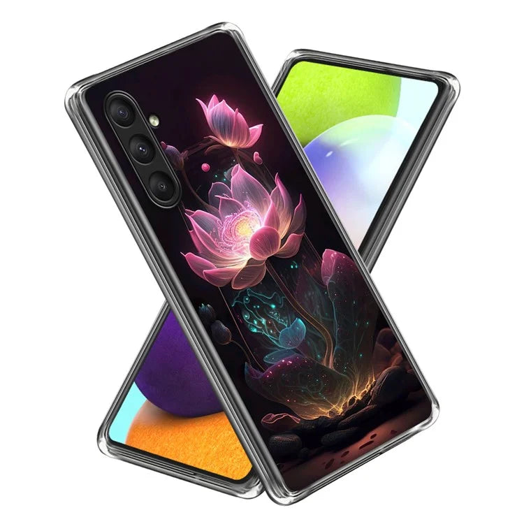 For Samsung Galaxy A25 5G (Global) (161.0 x 76.5 x 8.3mm) Case Pattern Printing Anti-drop TPU Phone Cover