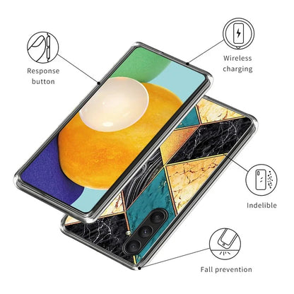 For Samsung Galaxy A25 5G (Global) (161.0 x 76.5 x 8.3mm) Case Pattern Printing Anti-drop TPU Phone Cover
