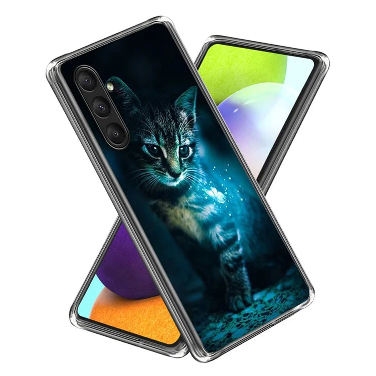 For Samsung Galaxy A25 5G (Global) (161.0 x 76.5 x 8.3mm) Case Pattern Printing Anti-drop TPU Phone Cover