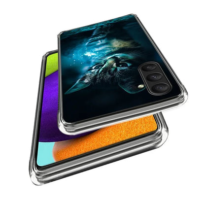 For Samsung Galaxy A25 5G (Global) (161.0 x 76.5 x 8.3mm) Case Pattern Printing Anti-drop TPU Phone Cover
