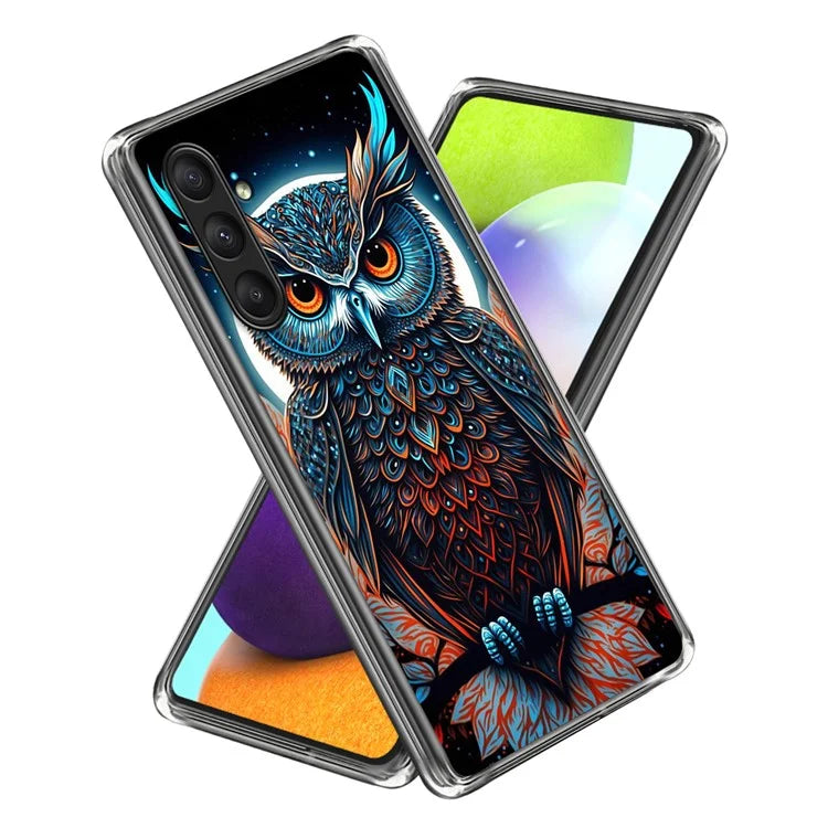 For Samsung Galaxy A25 5G (Global) (161.0 x 76.5 x 8.3mm) Case Pattern Printing Anti-drop TPU Phone Cover