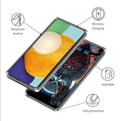 For Samsung Galaxy A25 5G (Global) (161.0 x 76.5 x 8.3mm) Case Pattern Printing Anti-drop TPU Phone Cover
