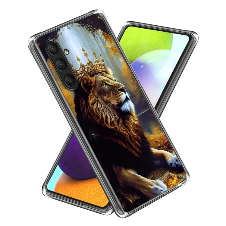 For Samsung Galaxy A25 5G (Global) (161.0 x 76.5 x 8.3mm) Case Pattern Printing Anti-drop TPU Phone Cover