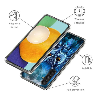 For Samsung Galaxy A25 5G (Global) (161.0 x 76.5 x 8.3mm) Case Pattern Printing Anti-drop TPU Phone Cover