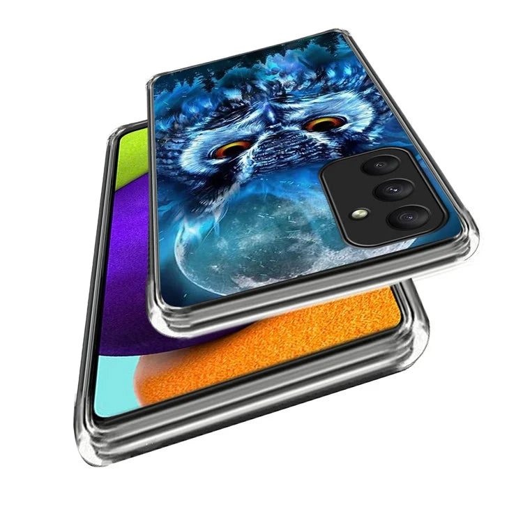 For Samsung Galaxy A55 5G Slim Case Pattern Printing Shockproof TPU Phone Cover