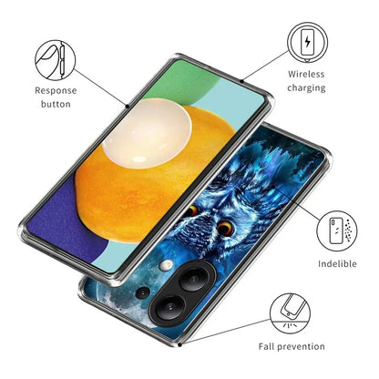 For Xiaomi Redmi Note 13 4G Case Scratch-resistant TPU Pattern Printing Mobile Phone Cover