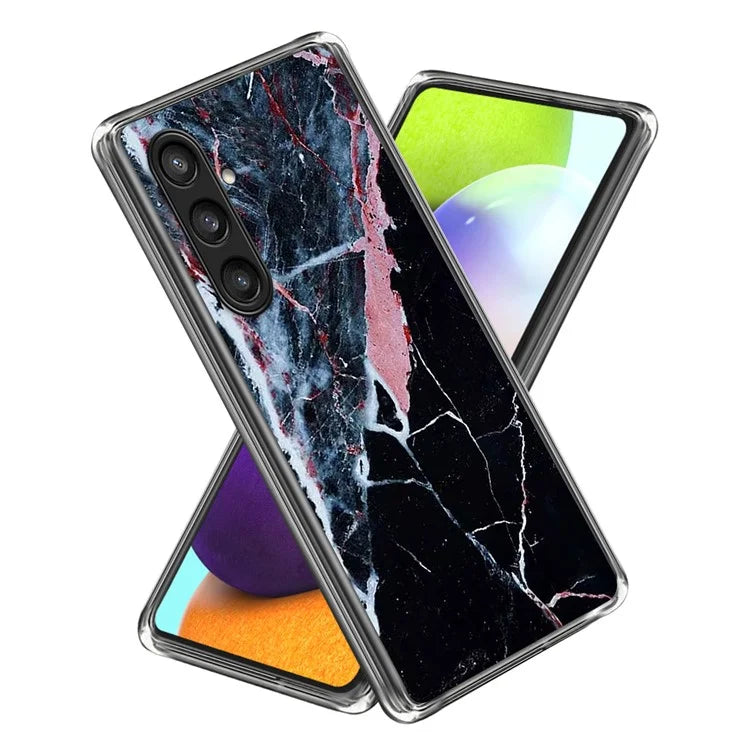 For Samsung Galaxy S24+ Case Scratch Resistant Pattern Printing TPU Phone Cover