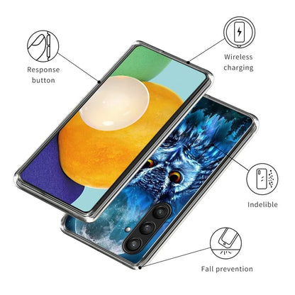 For Samsung Galaxy S24+ Case Scratch Resistant Pattern Printing TPU Phone Cover
