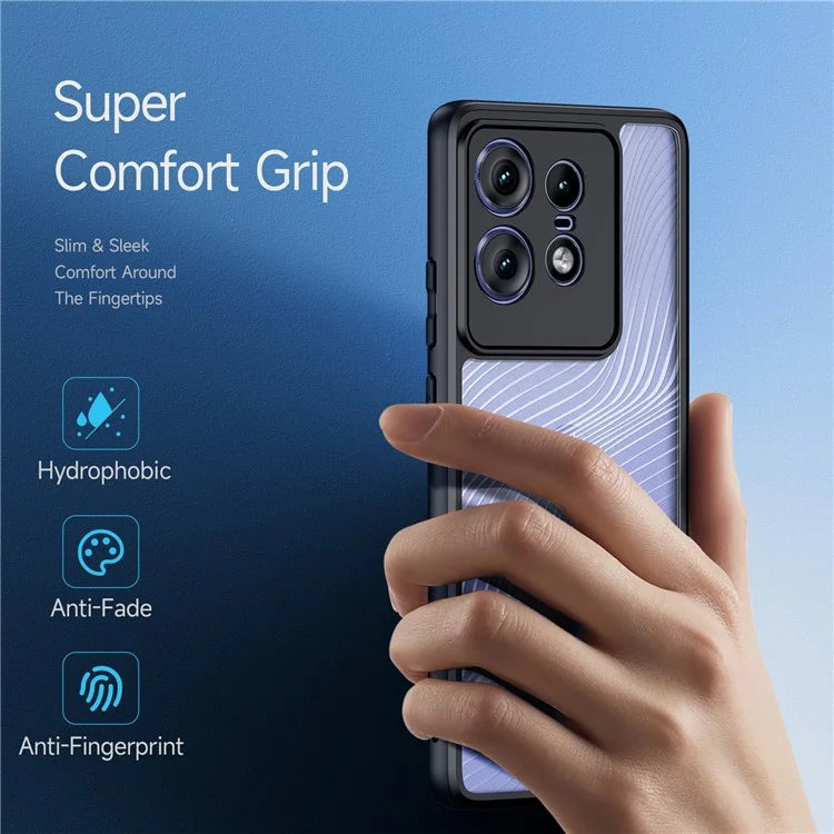 DUX DUCIS Aimo Series For Motorola Edge 50 Pro 5G Case TPU+PC Shock-Absorbing Phone Cover (REACH Certification)