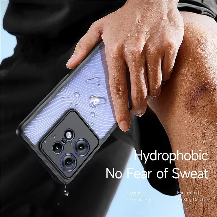 DUX DUCIS Aimo Series For Motorola Edge 50 Pro 5G Case TPU+PC Shock-Absorbing Phone Cover (REACH Certification)