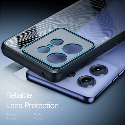 DUX DUCIS Aimo Series For Motorola Edge 50 Pro 5G Case TPU+PC Shock-Absorbing Phone Cover (REACH Certification)